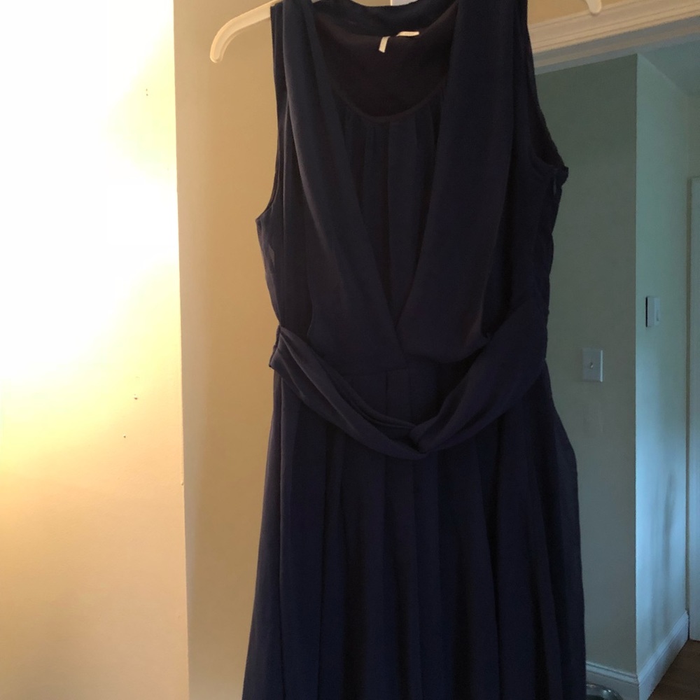 Navy blue dress
